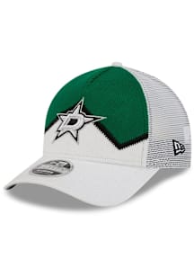 New Era Dallas Stars Sock M Crown A Frame 9FORTY Adjustable Hat - White