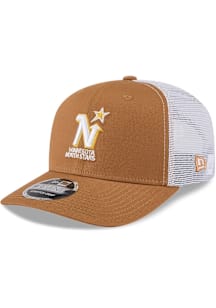 New Era Minnesota North Stars Evergreen 9SEVENTY Stretch Snap Trucker Adjustable Hat - Green
