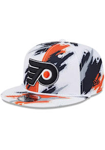 New Era Philadelphia Flyers White Paint 9FIFTY Mens Snapback Hat