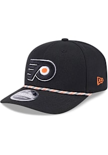 New Era Philadelphia Flyers Multi Rope Stretch Snap 9SEVENTY Adjustable Hat - Black