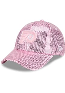 New Era Philadelphia Flyers Baby Sequin 9FORTY Adjustable Hat - Pink