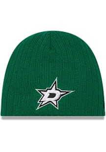 New Era Dallas Stars Evergreen Mini Baby Knit Hat - Green