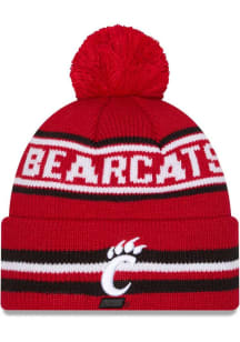 Cincinnati Bearcats New Era Classic Cuff Pom Mens Knit Hat - Red