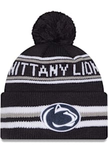 New Era Penn State Nittany Lions Navy Blue Classic Cuff Pom Mens Knit Hat