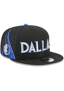 New Era Dallas Mavericks Black 2025 City Edition 9FIFTY Mens Snapback Hat