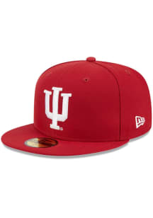 Indiana Hoosiers New Era Evergreen 59FIFTY Fitted Hat - Cardinal