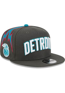 New Era Detroit Pistons Grey 2025 City Edition 9FIFTY Mens Snapback Hat