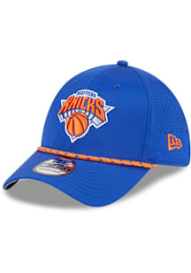 New Era New York Knicks Mens Blue Perform 39THIRTY Flex Hat