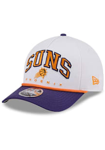 New Era Phoenix Suns Arch M Crown A Frame 9FORTY Adjustable Hat - White