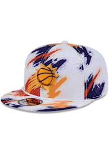 New Era Phoenix Suns White Paint 9FIFTY Mens Snapback Hat
