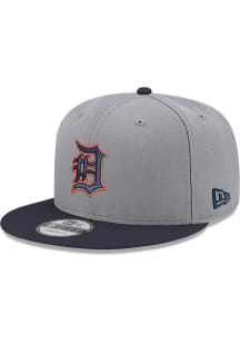 New Era Detroit Tigers Grey 9FIFTY Mens Snapback Hat
