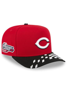 New Era Cincinnati Reds Mens Red 2025 Speedway Classic A Frame 59FIFTY Fitted Hat