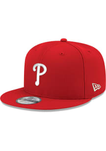 New Era Philadelphia Phillies Red 9FIFTY Mens Snapback Hat