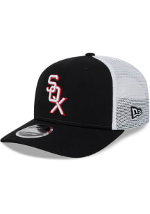 New Era Chicago White Sox Cooperstown 1951 9SEVENTY Stretch Snap Cotton Trucker Adjustable Hat - B..