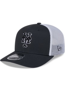 New Era New York Mets City Connect 2024 9SEVENTY Stretch Snap Cotton Trucker Adjustable Hat - Grey
