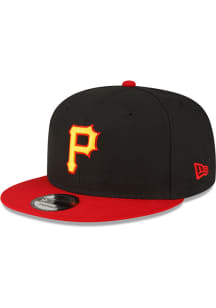 New Era Pittsburgh Pirates Black 9FIFTY Mens Snapback Hat