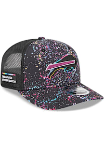 New Era Buffalo Bills 2025 Crucial Catch Stretch 9SEVENTY Adjustable Hat - Black