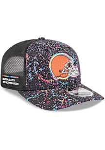 New Era Cleveland Browns 2025 Crucial Catch Stretch 9SEVENTY Adjustable Hat - Black