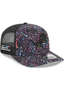 New Era Detroit Lions 2025 Crucial Catch Stretch 9SEVENTY Adjustable Hat - Black