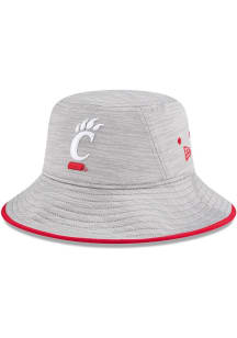 Cincinnati Bearcats New Era Heathered Bucket Mens Bucket Hat - Grey
