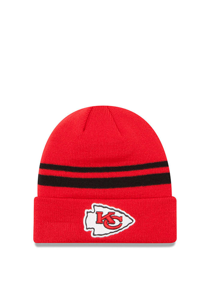New Era Kansas City Chiefs Red Cuff Mens Knit Hat