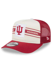 New Era Cardinal Indiana Hoosiers Banner A-Frame 9FIFTY Adjustable Hat