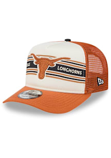 New Era Texas Longhorns Banner A-Frame 9FIFTY Adjustable Hat - Burnt Orange