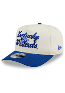 New Era Kentucky Wildcats A frame Chainstitch 9FIFTY Adjustable Hat - Blue