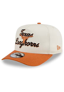 New Era Texas Longhorns A frame Chainstitch 9FIFTY Adjustable Hat - Burnt Orange