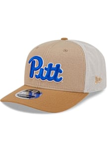 New Era Pitt Panthers 2T 9SEVENTY Trucker Adjustable Hat - Tan