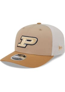 New Era Tan Purdue Boilermakers 2T 9SEVENTY Trucker Adjustable Hat