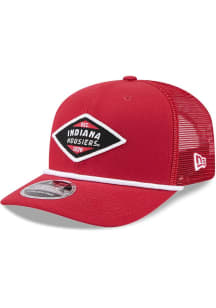 New Era Cardinal Indiana Hoosiers Team Stretch Snap 9SEVENTY Adjustable Hat