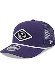 New Era Purple K-State Wildcats Team Stretch Snap 9SEVENTY Adjustable Hat