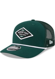 New Era Green Michigan State Spartans Team Stretch Snap 9SEVENTY Adjustable Hat