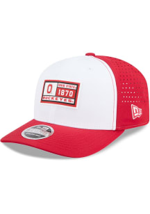 New Era White Ohio State Buckeyes Est Patch Stretch Snap 9SEVENTY Adjustable Hat