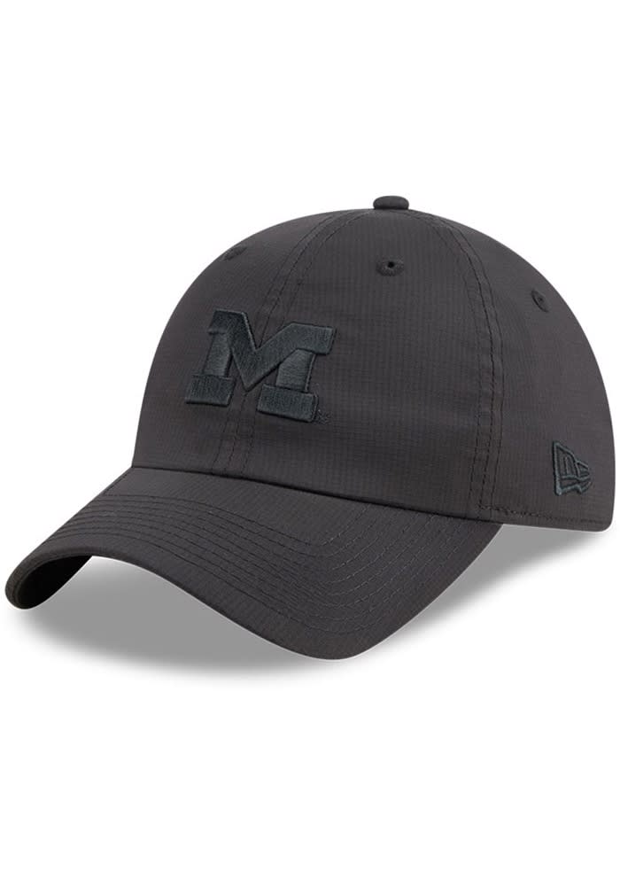 New Era Michigan Wolverines BLACK Ripstop Casual Classic