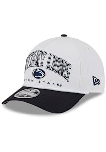 New Era Penn State Nittany Lions Arch M Crown A Frame 9FORTY Adjustable Hat - White
