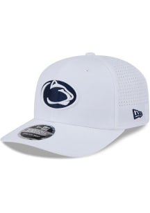 New Era White Penn State Nittany Lions Evergreen Perform 9SEVENTY Stretch Snap Adjustable Hat