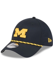Michigan Wolverines New Era Perform 39THIRTY Flex Hat - Blue