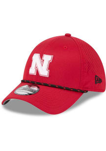 Nebraska Cornhuskers New Era Perform 39THIRTY Flex Hat - Red