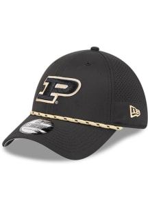 Purdue Boilermakers New Era Perform 39THIRTY Flex Hat - Black