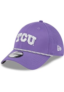 New Era TCU Horned Frogs Mens Purple Perform 39THIRTY Flex Hat