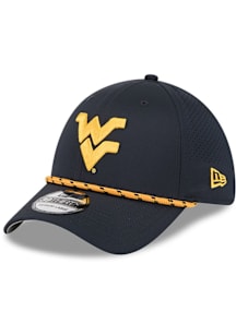 New Era West Virginia Mountaineers Mens Navy Blue Perform 39THIRTY Flex Hat