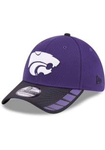 K-State Wildcats New Era Visor Hit 39THRITY Flex Hat - Purple