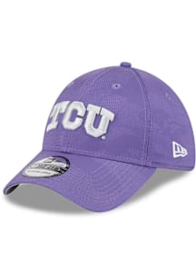 New Era TCU Horned Frogs Mens Purple Tonal Camo 39THIRTY Flex Hat