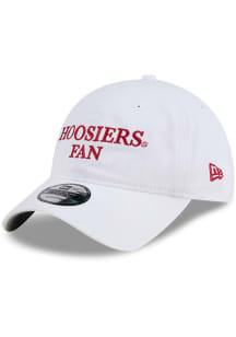 Indiana Hoosiers New Era Team Fan 9TWENTY Womens Adjustable Hat - White