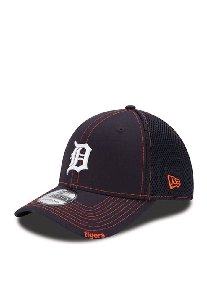 Detroit Tigers New Era 39Thirty Team Neo Hat - Black