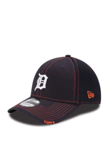 New Era Detroit Tigers Mens Navy Blue Team Neo 39THIRTY Flex Hat