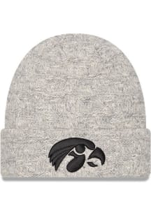 Iowa Hawkeyes New Era Metallic Cuff Womens Knit Hat - Grey