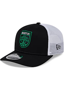 New Era Austin FC 9SEVENTY Stretch Snap Cotton Trucker Adjustable Hat - Black